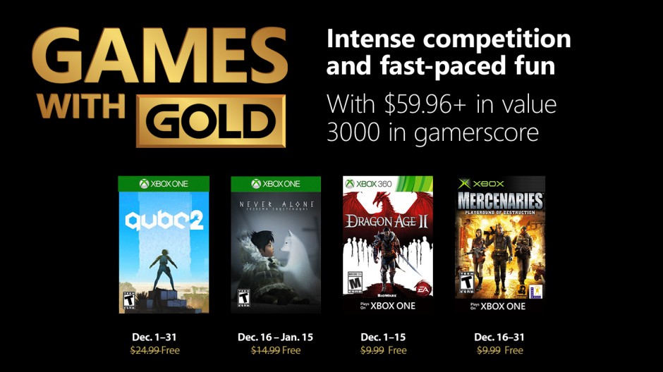 free xbox games with gold