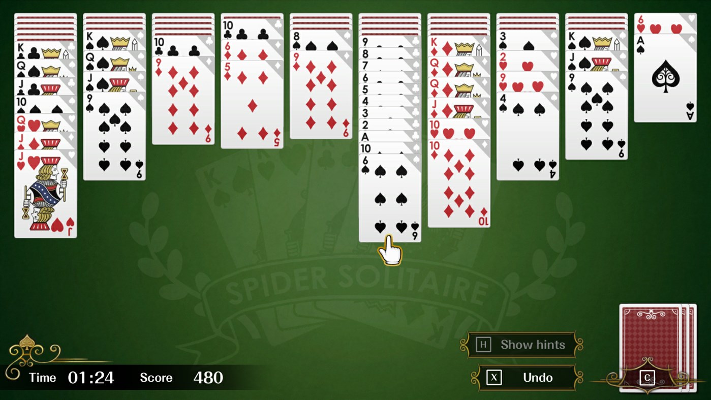 card games to play by yourself spider solitaire