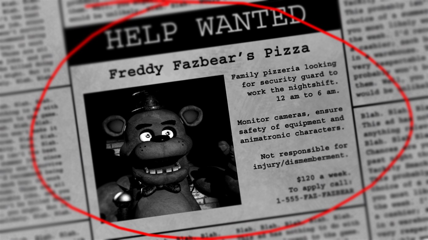Five Nights at Freddy's Freddy Fazbear Button