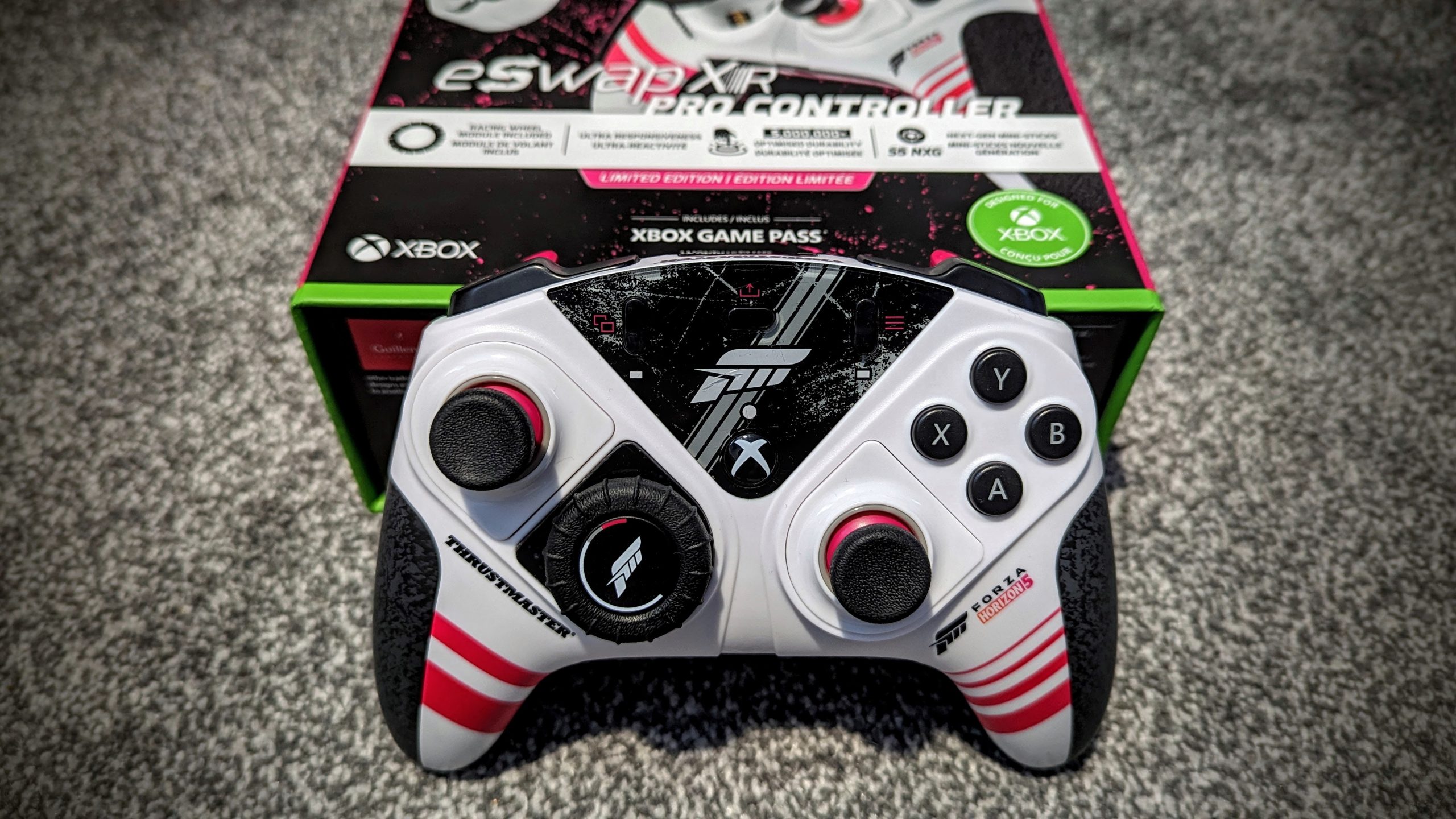 Thrustmaster has added a mini steering wheel to a gamepad